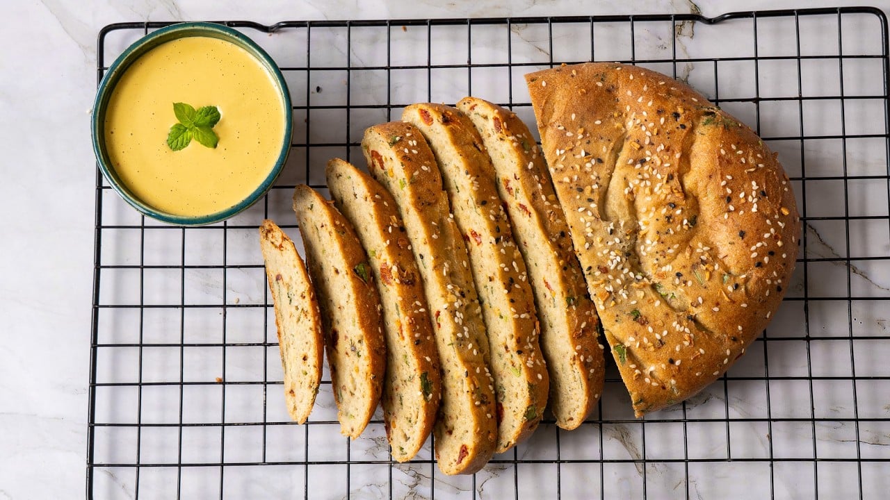 High-Protein Lentil Breadsticks & Spicy Paneer Yogurt Dip 🌿| Gluten-free