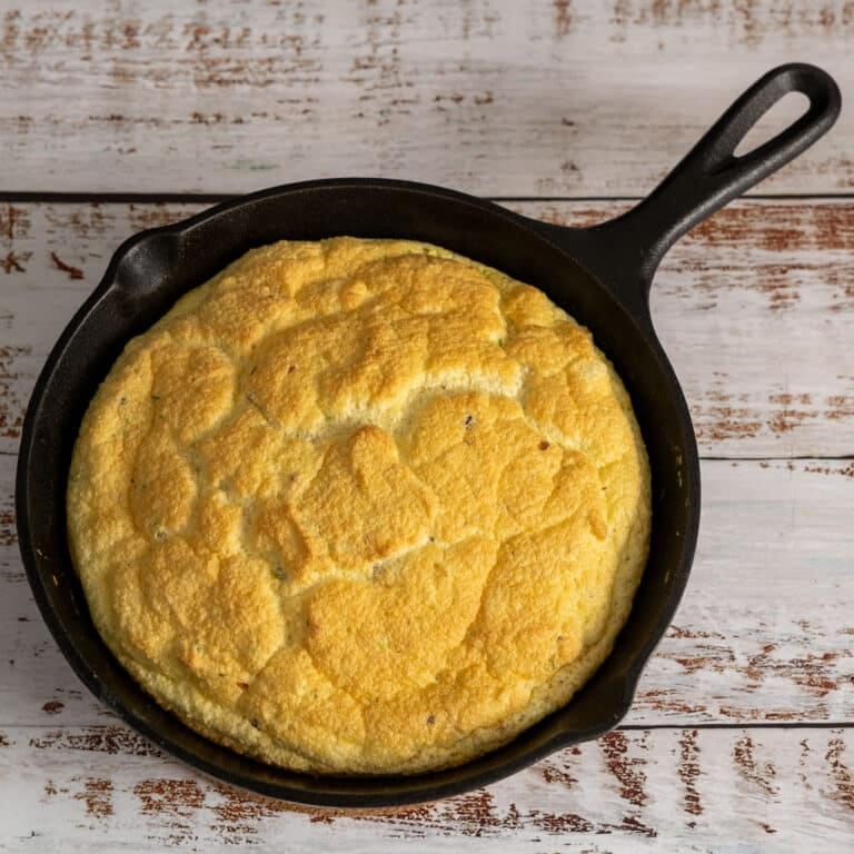 Freshly Backed Raisin Pistachio Omelette in a Skillet by Maple Kitchen cooking channel