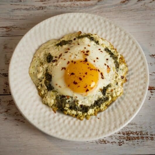 Pesto Feta Omelette