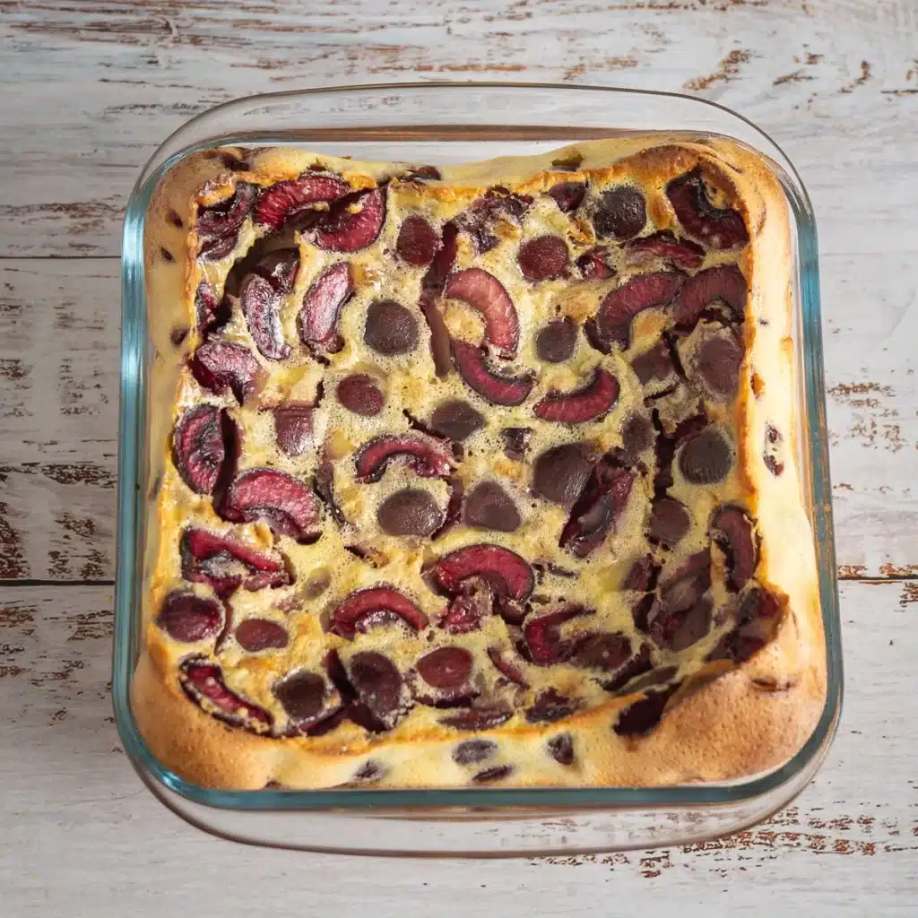 Cherry Flan