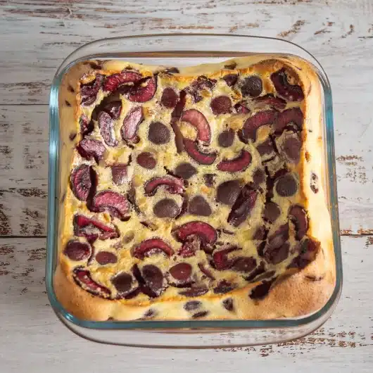 French Inspired Cherry Flan