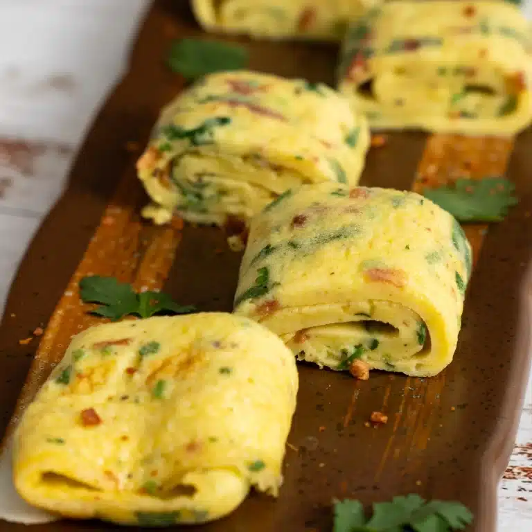 german style omelette roll