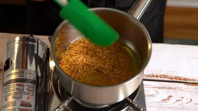 cook until orzo turn brown