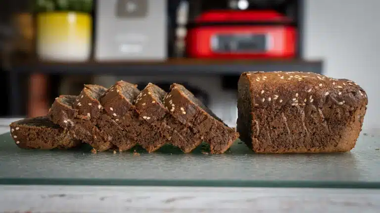 Black sesame banana bread