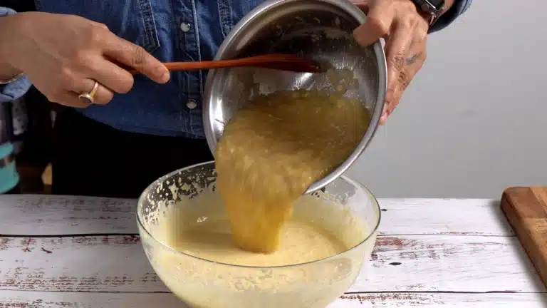 mix banana paste