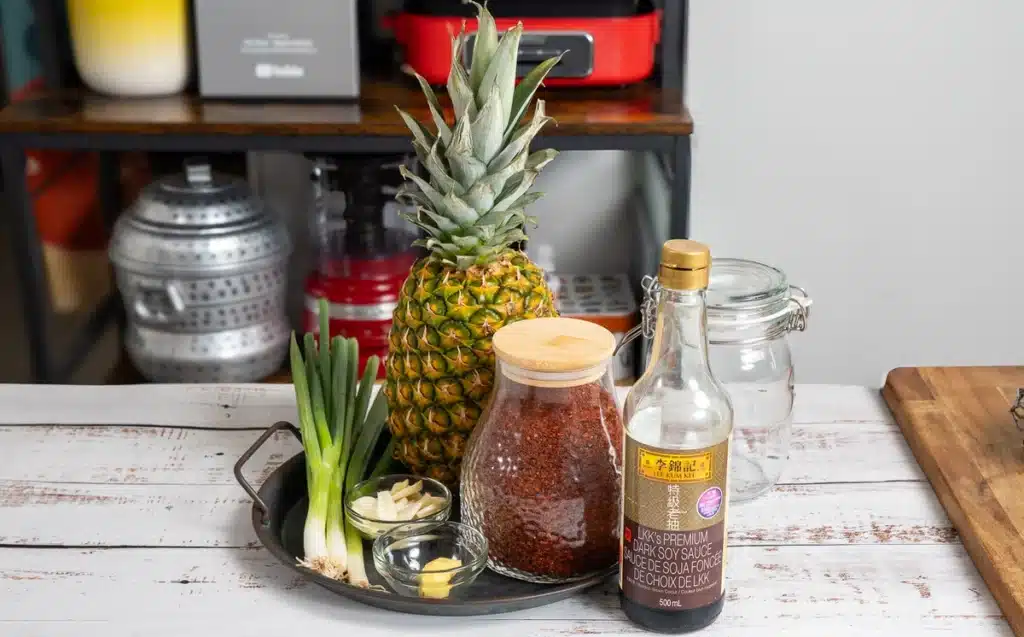 15 minute pineapple kimchi recipe ingredients