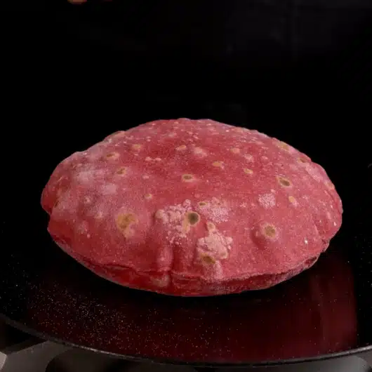 Colorful and Healthy Beetroot Roti <br> (Cooking Video)