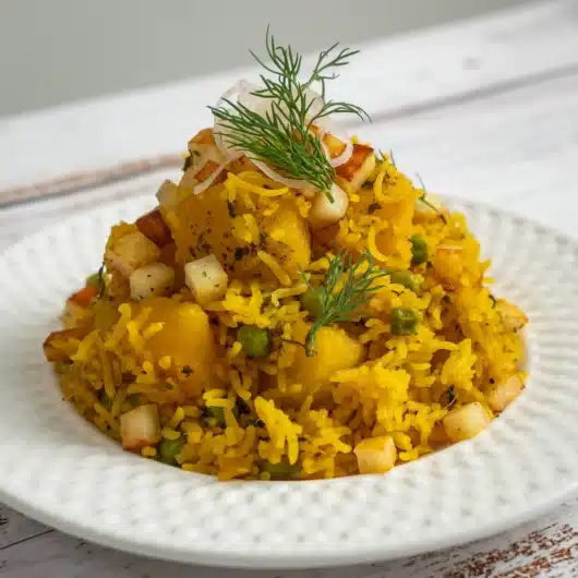 Pumpkin Pulao (Indian Inspired)