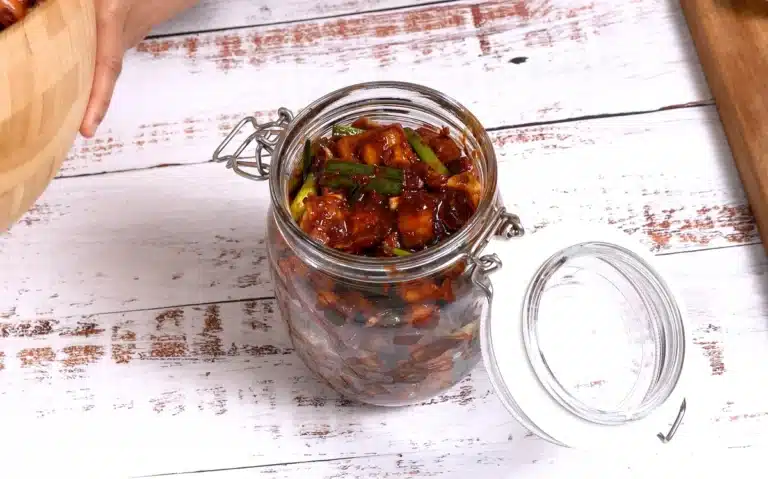 pineapple kimchi is ready