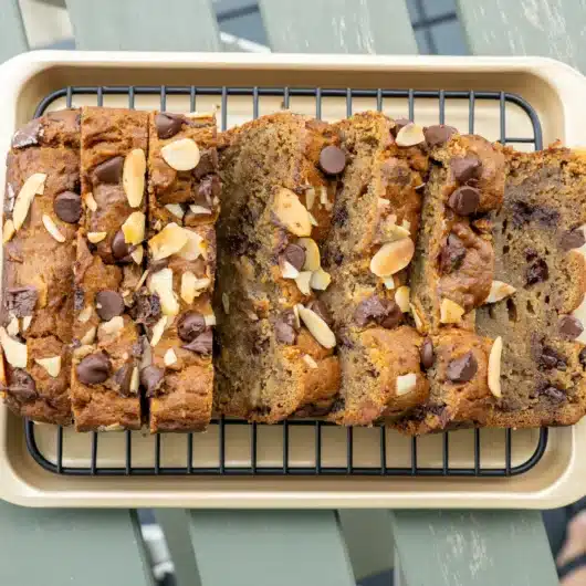 Chocolate Chips Avocado Banana Bread (Video)