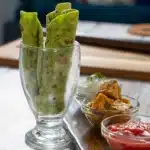 Wheat-Flour Makes Amazing Turkish Gözleme Spinach roti - Healthy green roti