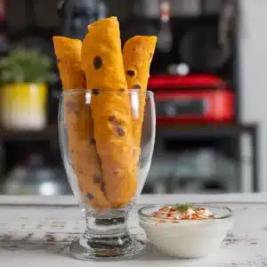 carrot roti - colorful and delicious