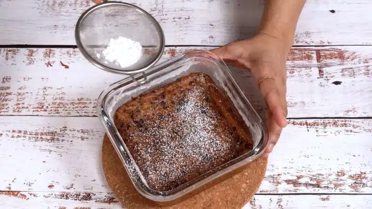 Banana Coffee Bread - sprinkle powdered sugar on top