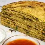 Halloumi Paratha : Full of Yummy Cheese and Its Delicious ... oats and basil flaky roti