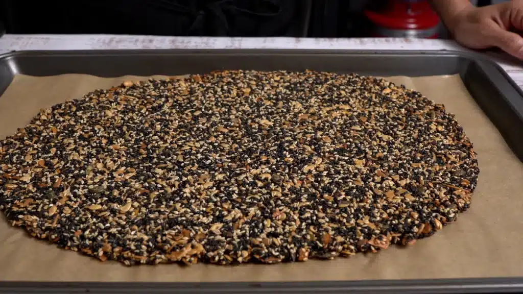 Nuts and Seeds Cracker : Crispy, Healthy and Tasty bake in oven