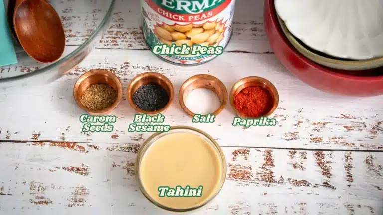 baked chickpeas ingredients