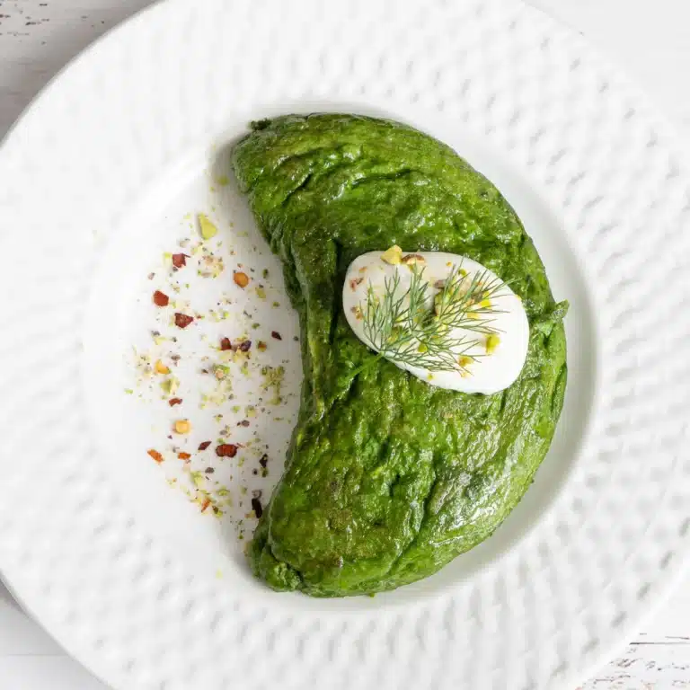 green omelette