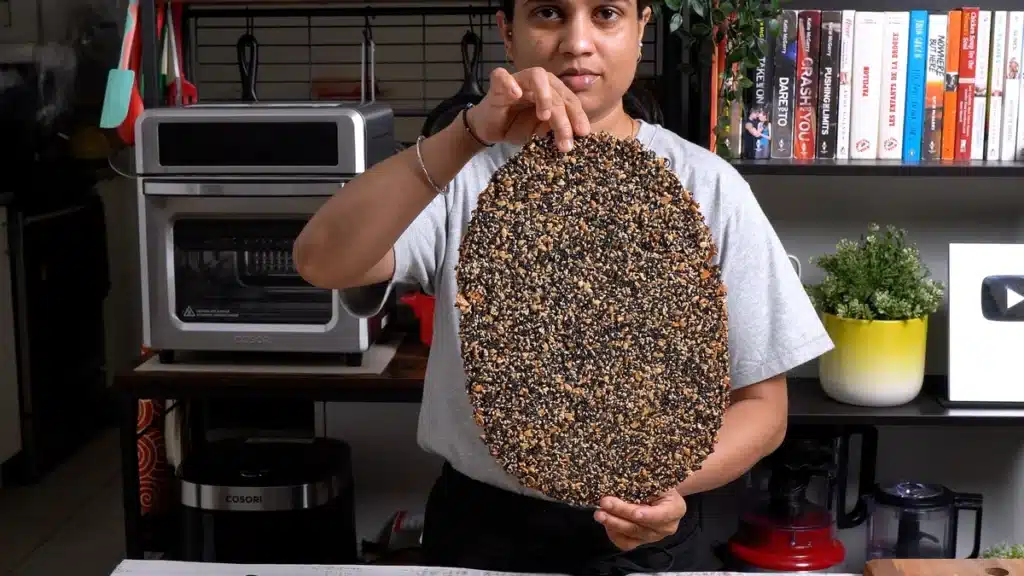 Nuts and Seeds Cracker : Crispy, Healthy and Tasty let the cracker cool down