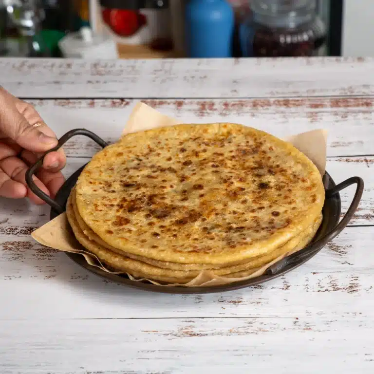 halloumi paratha