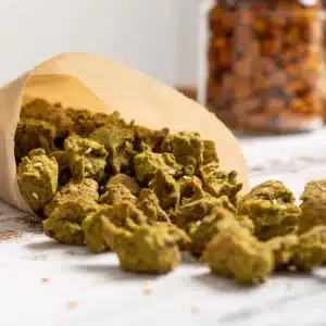 baked green chickpea