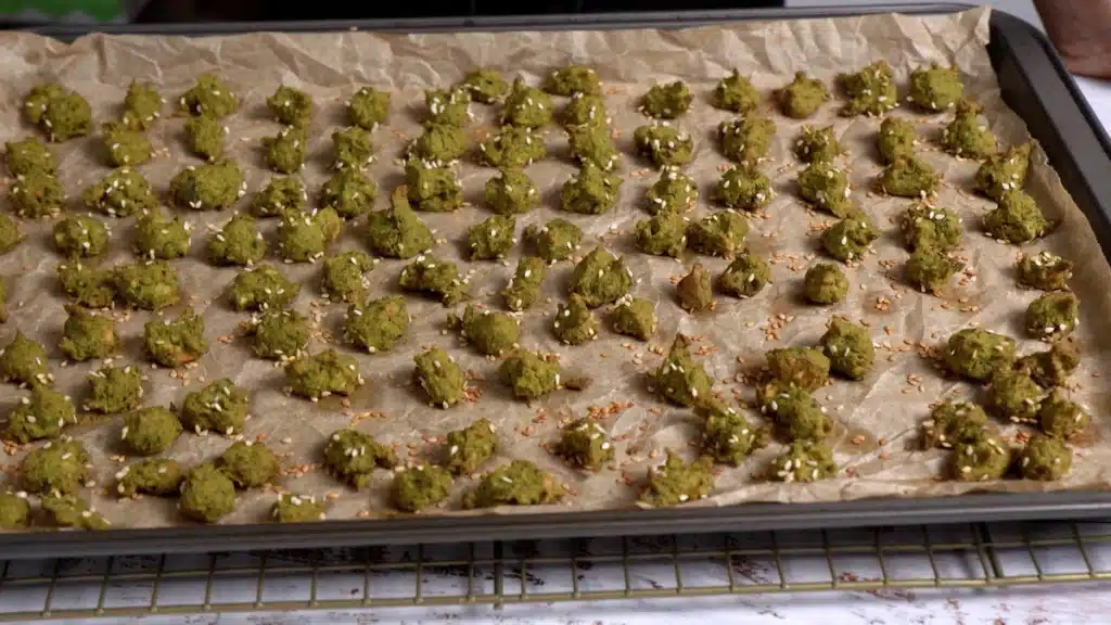 Baked Green Chickpeas : The Popcorn Upgrade bake green chickpeas in oven