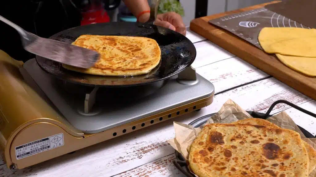 Homemade Milky Paratha with Egg and Sweetness cook both side properly until turned brown
