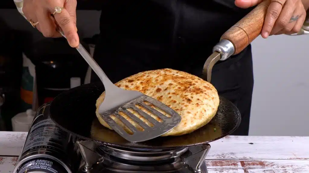 Halloumi Paratha : Full of Yummy Cheese and Its Delicious ... cook until golden on both side