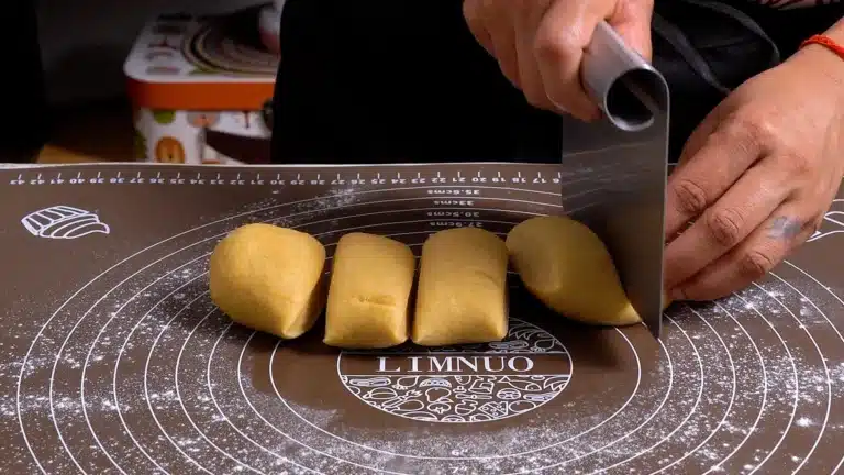 divide dough in equal parts