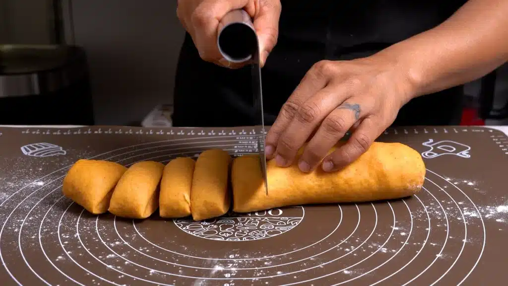Tomato Roti - Colorful, Flavorful and Healthy divide dough into equal parts