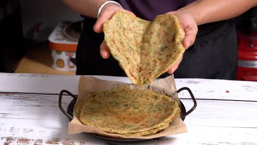 Easy No Dough Zucchini Paratha enjoy soft zucchini paratha