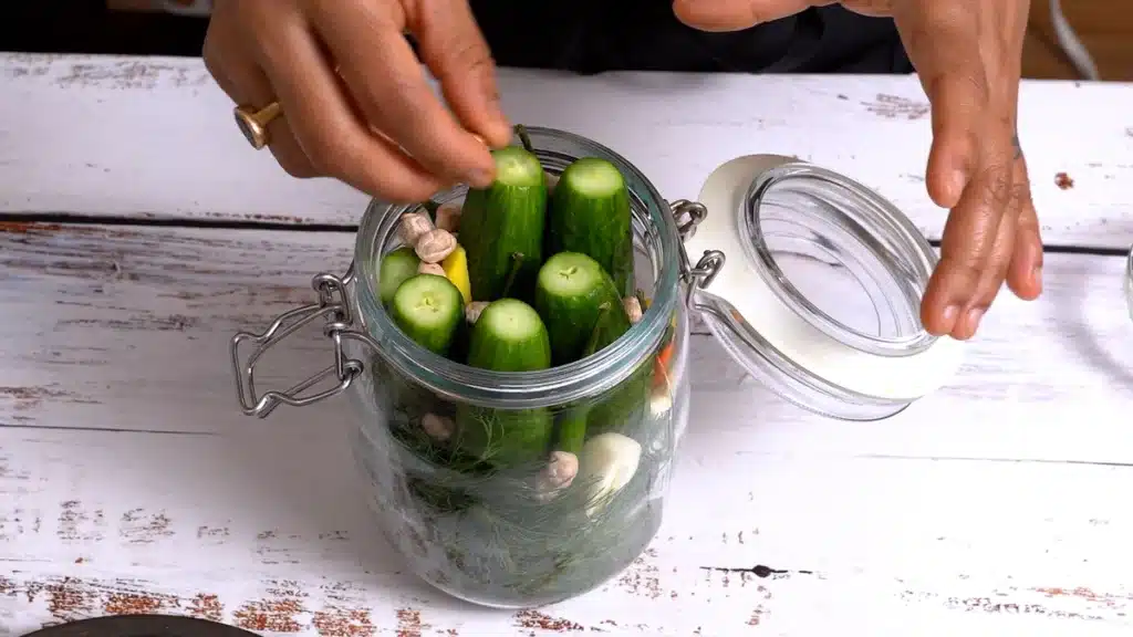 Quick Pickled Cucumber - Make Your Meals More Delicious everything in jar
