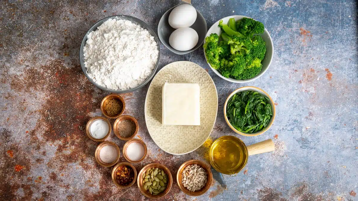 green bread ingredients