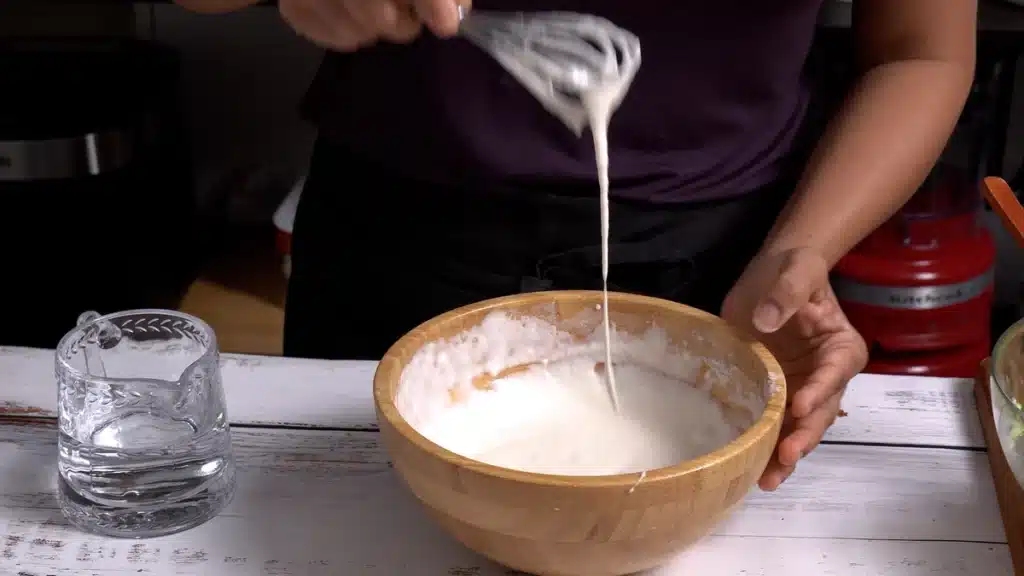 Easy No Dough Zucchini Paratha mix flour with water and make thin batter