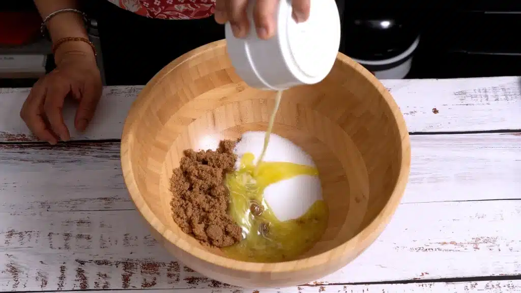 These Squash Cookies Are Perfect with Tea or Coffee add brown sugar, sugar and butter in a bowl and mix well