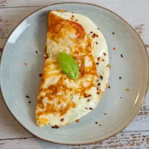 mozzarella omelette