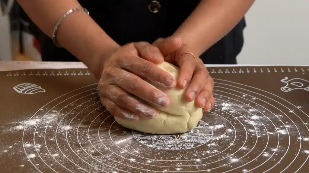 Buttery Irish Potato Cakes – Crispy Outside, Soft Inside place dough on rolling surface