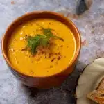 Pumpkin Soup with parmesan croutons butternut squash soup