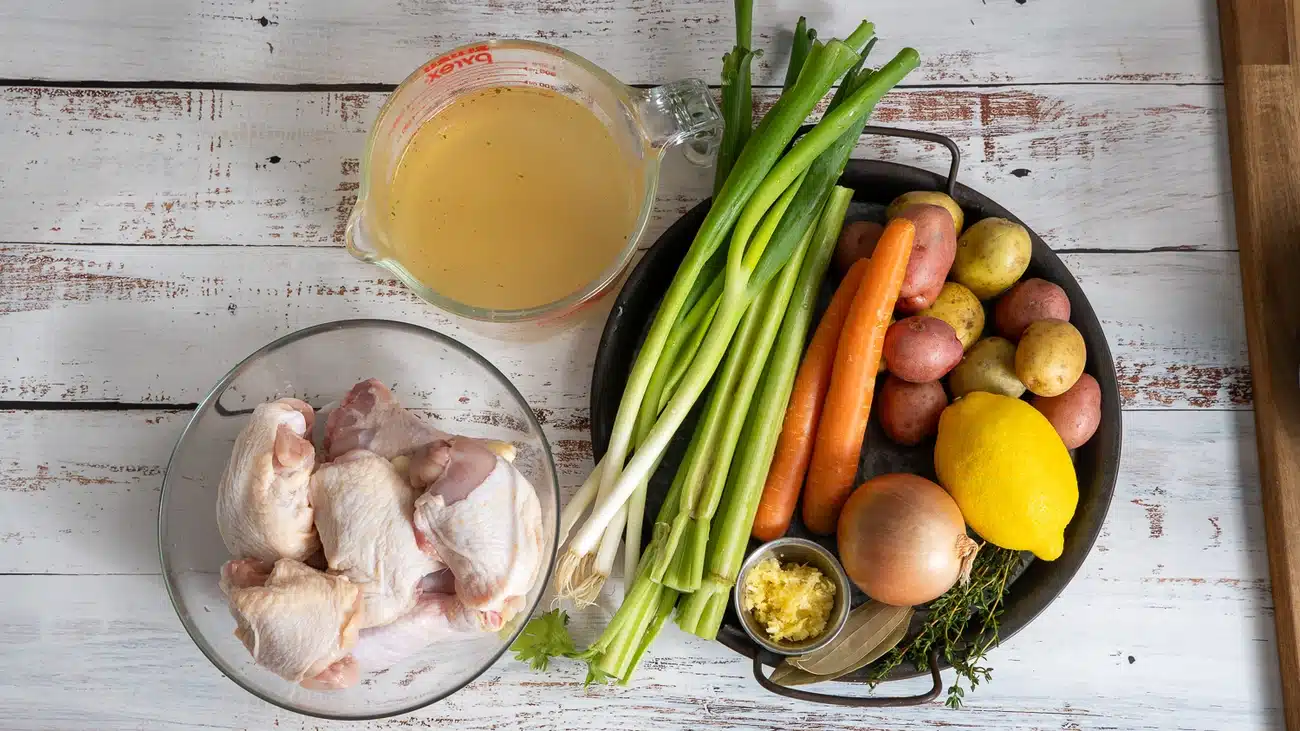 chicken stew with veggies ingredients