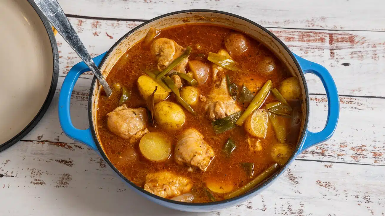 chicken stew with veggies