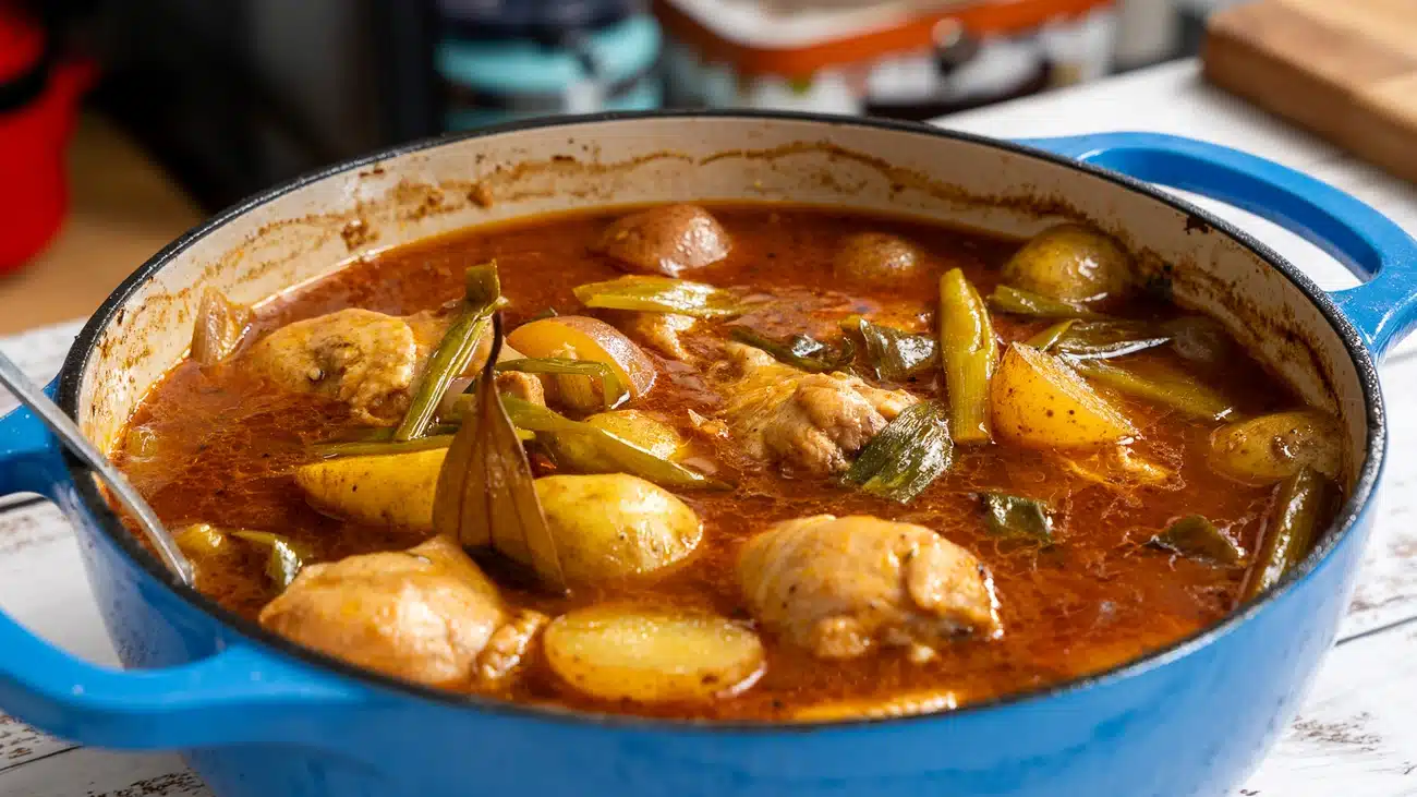 chicken stew with veggies