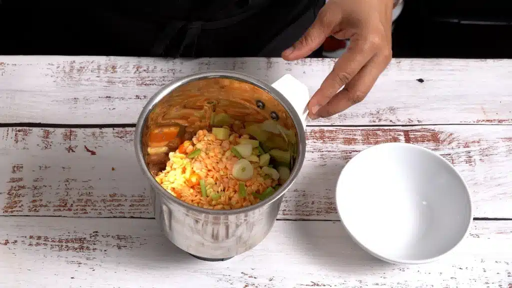 The Easiest Lentil Crispy Crackers: Delicious & Healthy Side add all ingredients in a blending jar and blend to puree