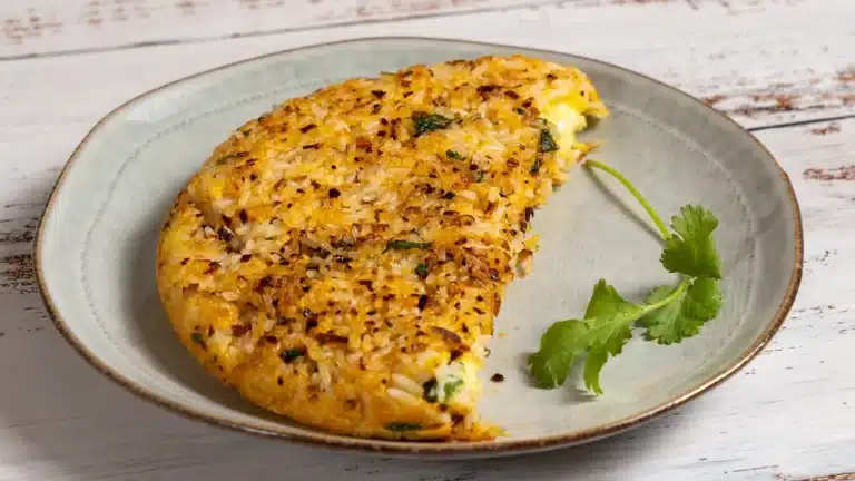22 Best Omelette Recipes: Stop Eating Sad Eggs Today crispy rice omelette