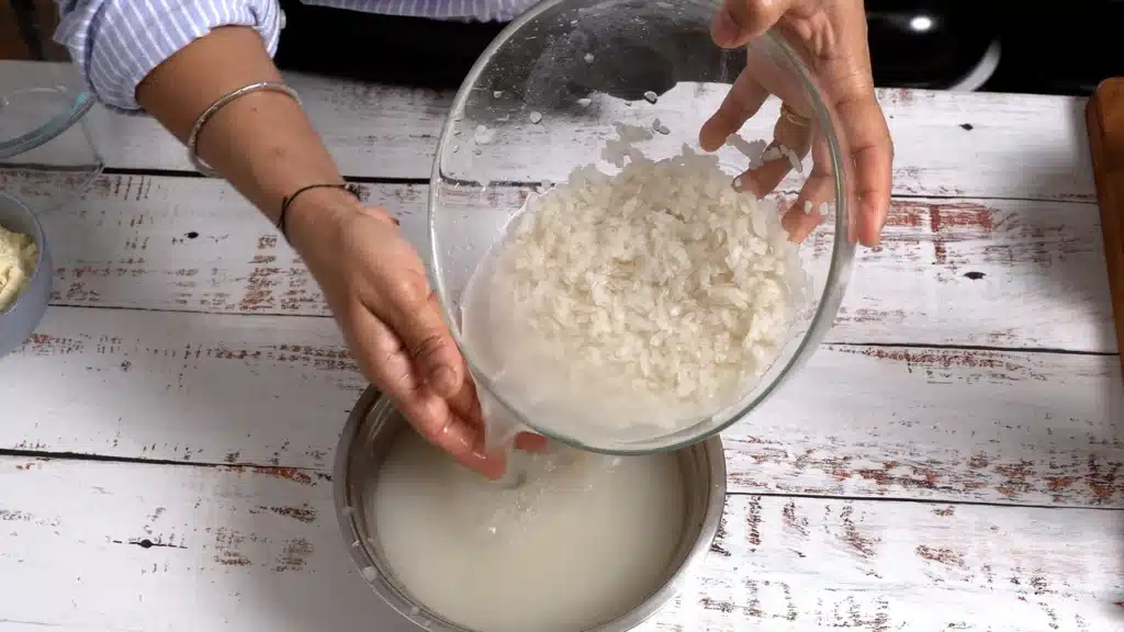 High-Energy Beaten Rice Omelette - Keeps You Full for Hours wash poha 2-3 times and drain water