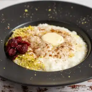 Norwegian rice pudding