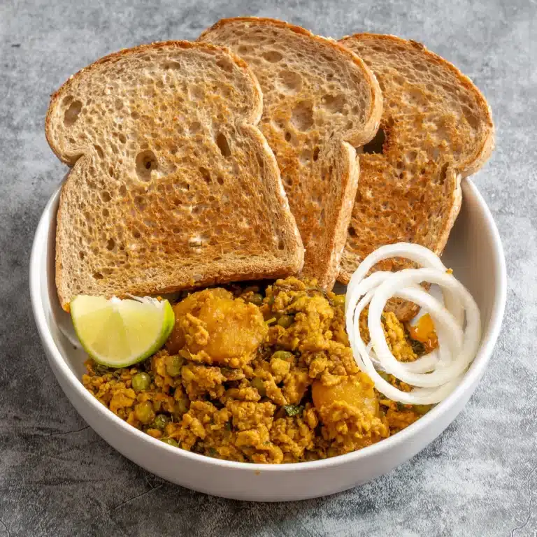 ground chicken dinner recipe with peas and potatoes