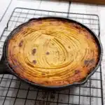 Chickpea Farinata - Healthy, Savory Pancake for Breakfast or Dinner shepherd's pie