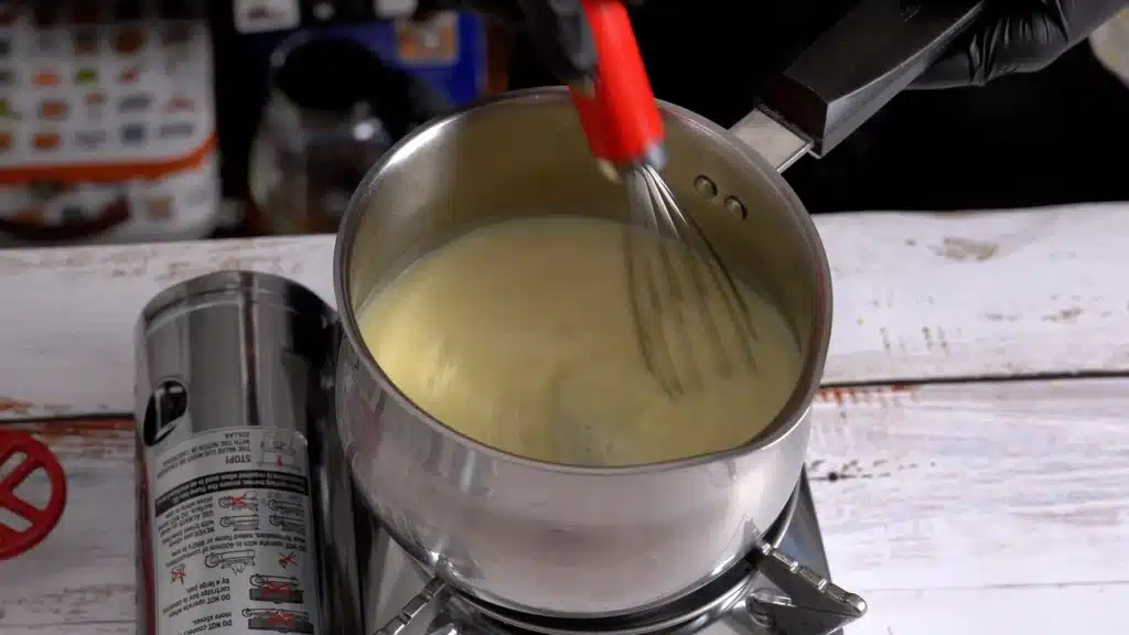stir continuously make sure soup didn't boil