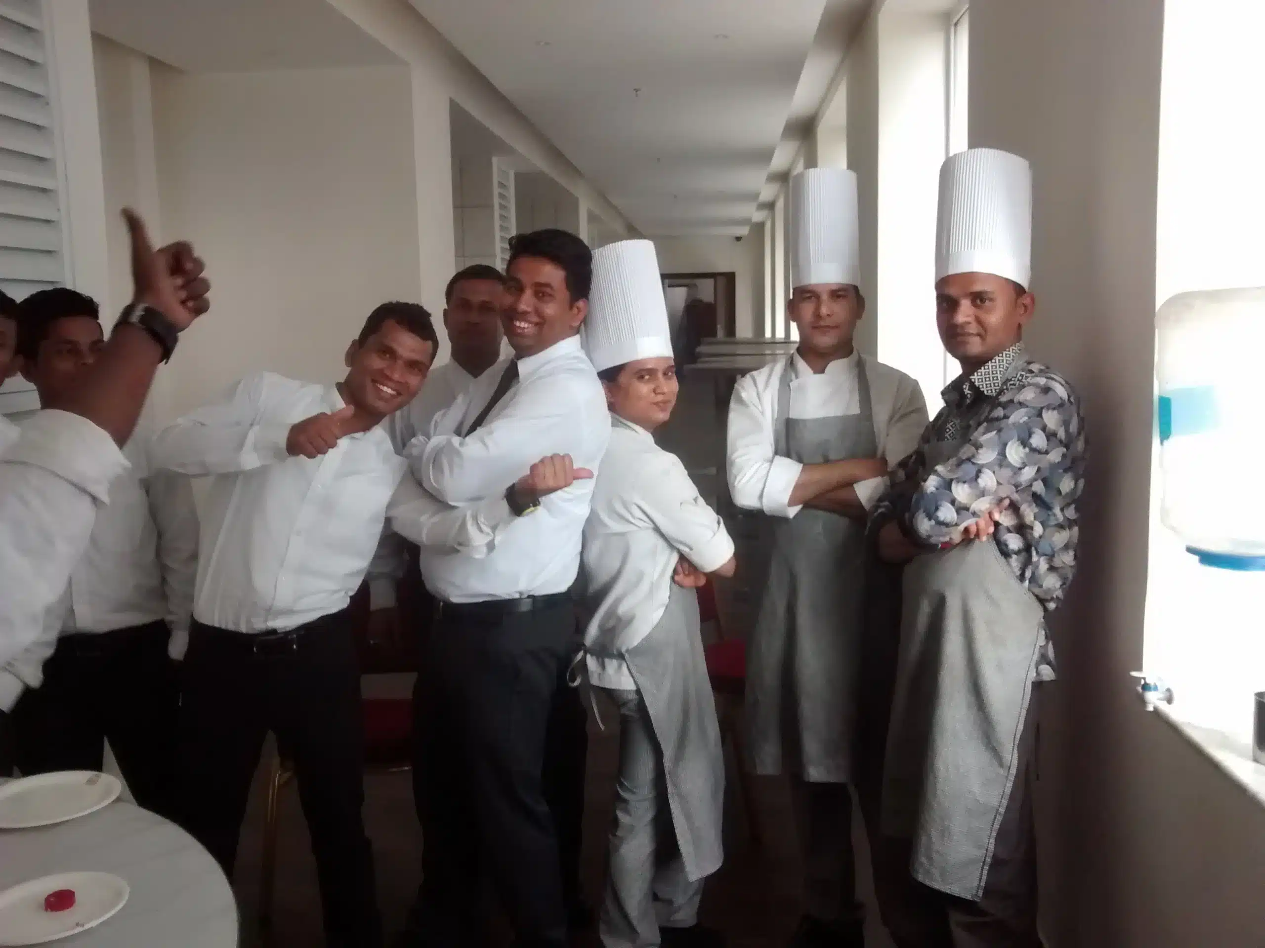 A pic with my Kitchen mates