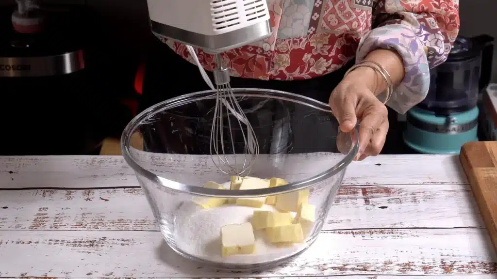 add butter and blend well