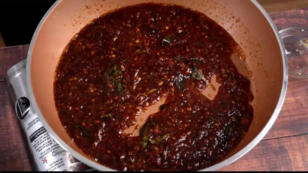 Spicy Devilled Potatoes ( Sri Lankan Inspired ) add chili flake, pepper, soya sauce, ketchup, salt n sugar and mix well
